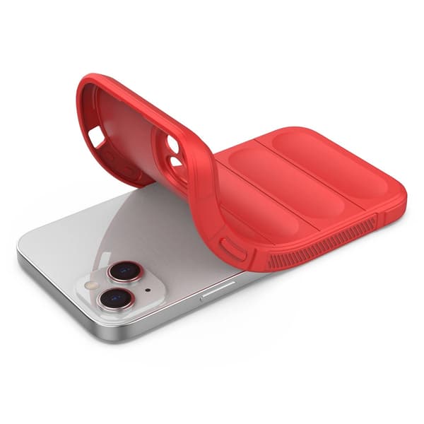 Magic Shield-cover til iPhone 14 Plus fleksibelt pansret cover rødt