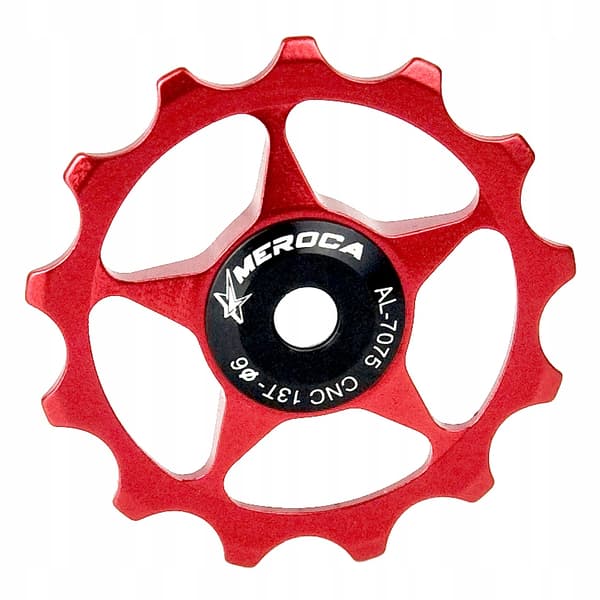 13T rød aluminium gearskifterremskive