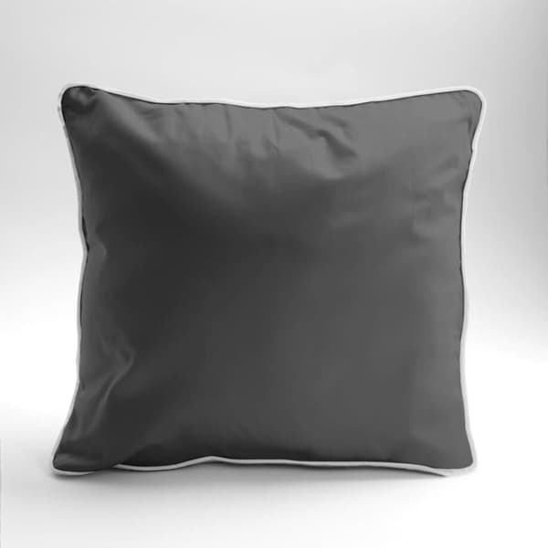 Ren bomull Makosatin Vuodevaatteet 220x200 cm harmaa Premium