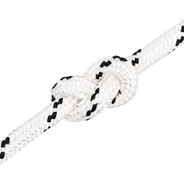 vidaXL arbejdsreb, hvid, 20 mm, 25 m, polyester