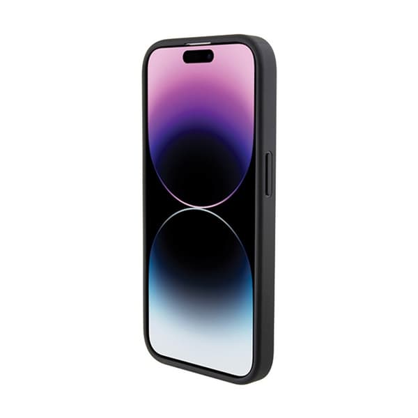 BMW Grip Stand Smooth & Carbon - iPhone 15 Pro cover (sort)