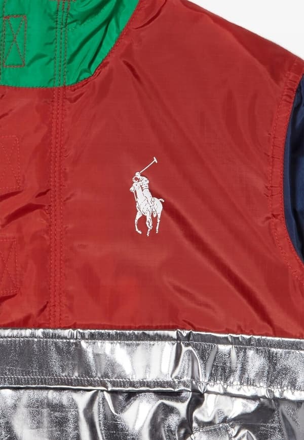 Polo Ralph Lauren barnjacka med dragkedja och logotyp 152