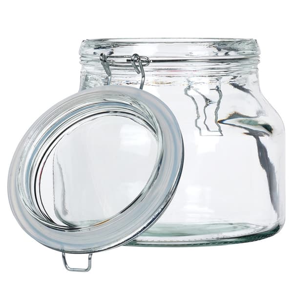 Glaspatentkrukke med klips IRMA 1,85 l