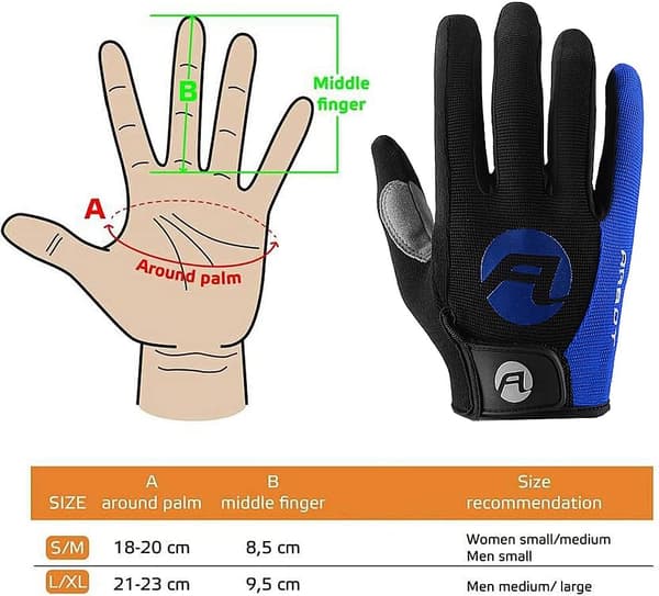 UNISEX HALCDHANDSKAR FÖR MTB-CYKEL S/M