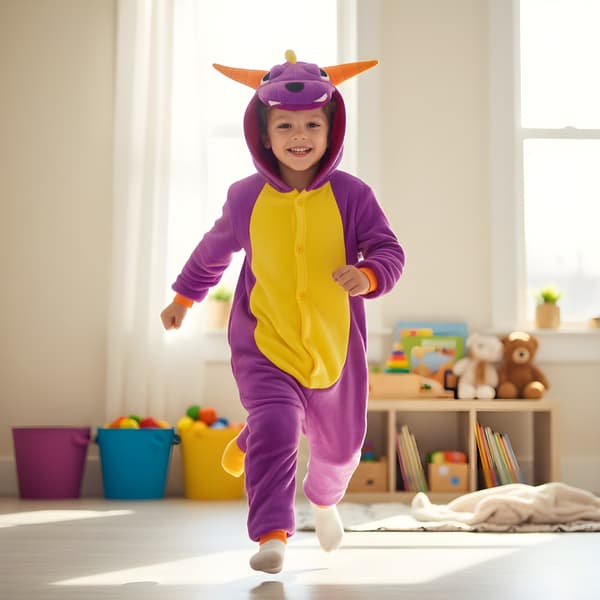 Spyro Kigurumi-pyjamas barn 95-105 cm