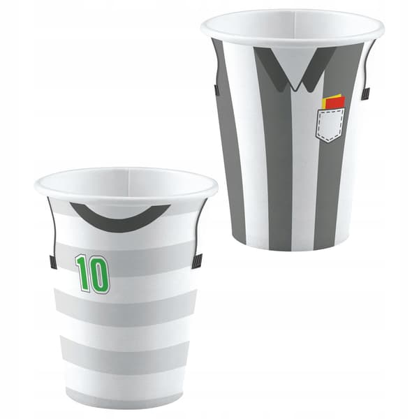 Fotbollsmuggar, 250 ml, 8 st.