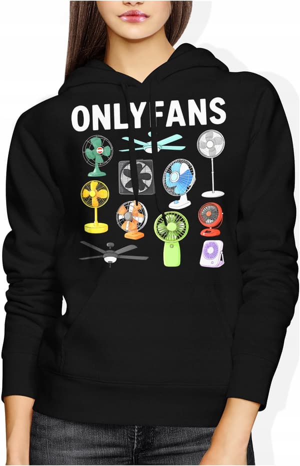ONLY FANS DAMTRÖJA MED TRYCK ONLYFANS ROLIG MEME L