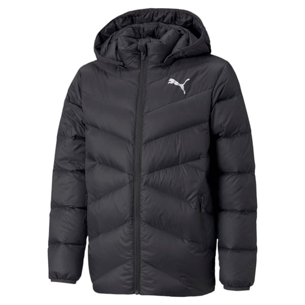 Puma PACKLITE DOWN drenge hættejakke sort 58956501 størrelse 128