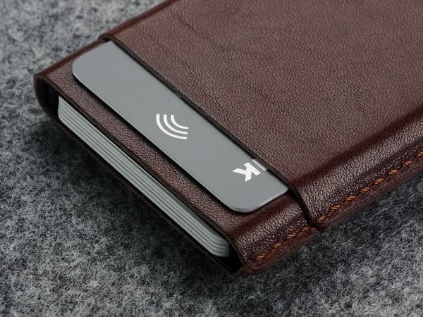 GOBI-lompakko kasviparkitusta nahasta, Nomad Brown