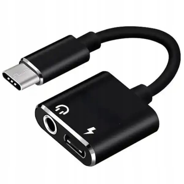CO2 USB-C MINI JACK 3.5MM SOVITIN AUX-KAAPELI SAMSUNG APPLE DAC-MUUTTIMEN KANSSA