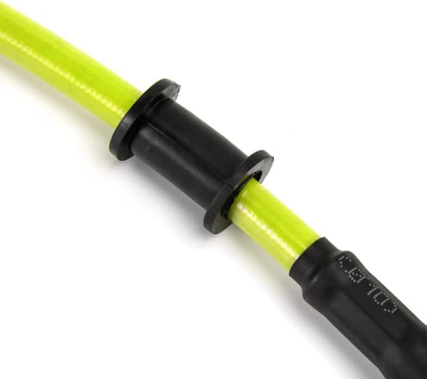MOTORCYKELBROMSSLANG KORT FLEXIBEL GRÖN 63 CM LÄNGD