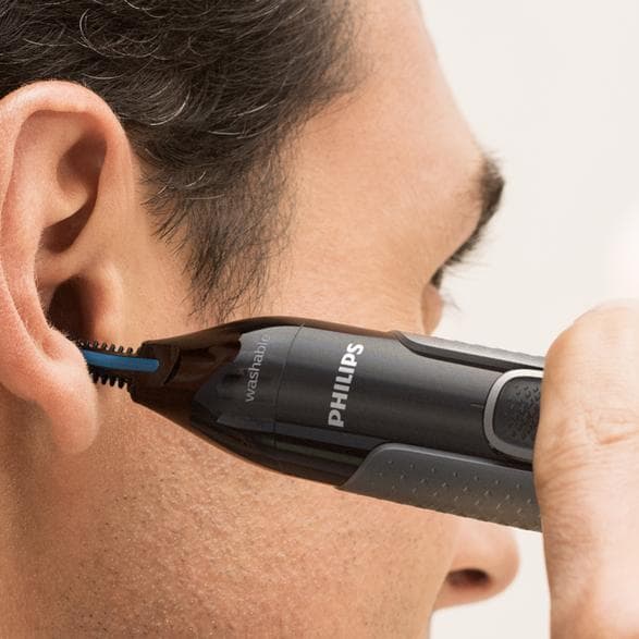 Trymer PHILIPS Nose trimmer series 3000 NT3650/16 Sort