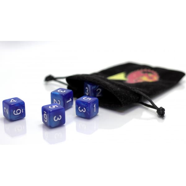 1,6 cm Deep Sea RPG Die Sekssidet D6