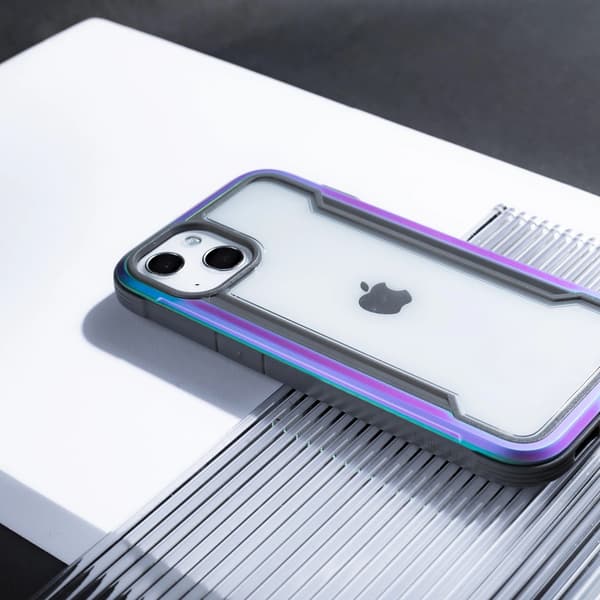 Raptic X-Doria Shield-cover til iPhone 14 Plus, pansret cover, opal
