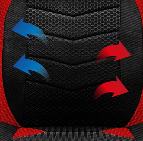 Huzaro FORCE 2.5 Gamingstol i röd nät