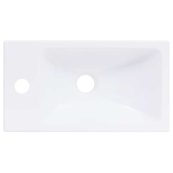 vidaXL Handfat, 400x220x90 mm, SMC, Vit