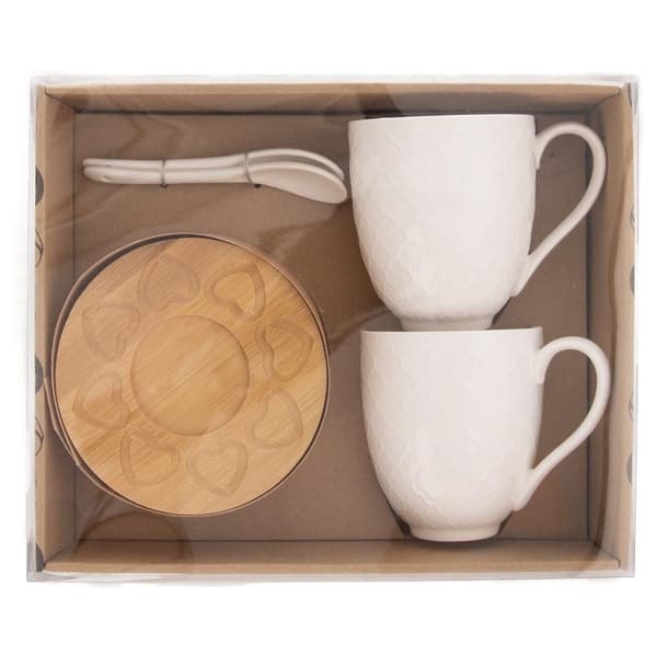 Porcelænskopper WHITELINE 370 ml 2 stk.