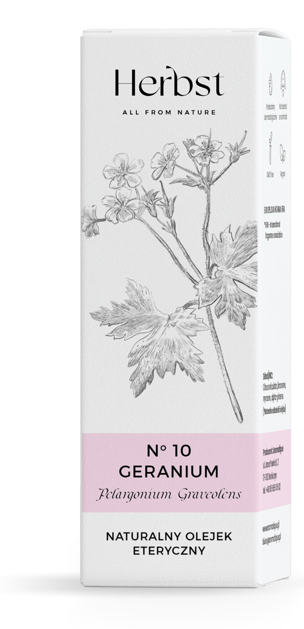 Herbst Geranium eetterinen öljy Egypti 10ml