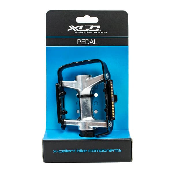 XLC MTB PD-M03 Platformpedaler, 9/16" Sort og Sølv