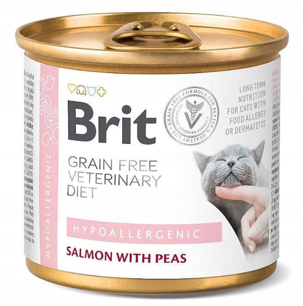 Brit GrainFree Diets Kattefoder på dåse, hypoallergenisk, 12 x 200 g