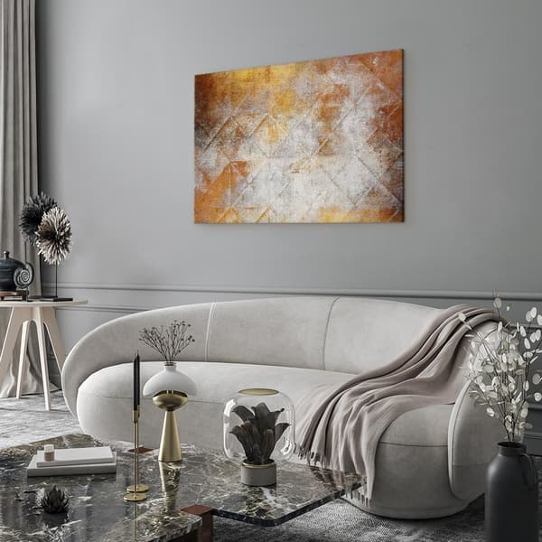 Bild - Guld modernism (1-delad) bred