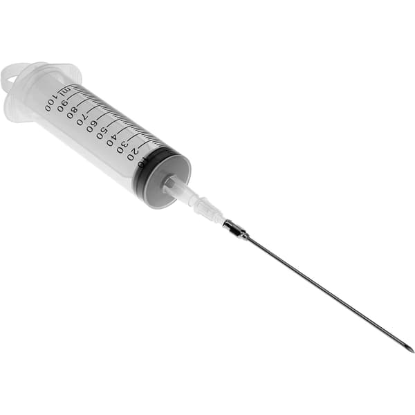 100 ml injektor + 2 nålar