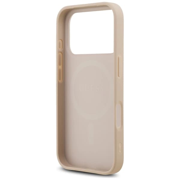 Guess Saffiano Classic Logo MagSafe-etui til iPhone 17 Pro - Pink