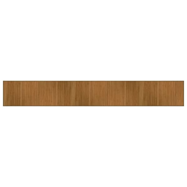 vidaXL Rektangulär matta, brun, 70x500 cm, bambu