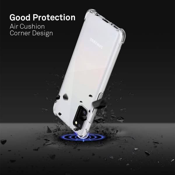 TRANSPARENT SILIKONEETUIS TIL SAMSUNG GALAXY A41