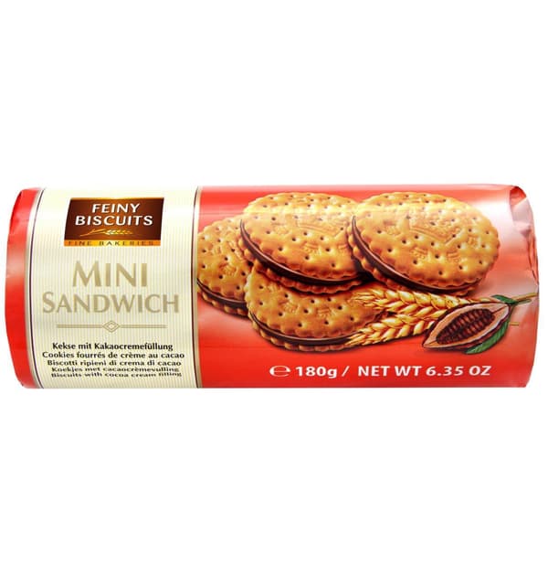 Feiny Biscuits Mini Marquises med chokoladefyld 180 g