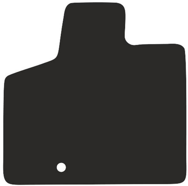 Polyamid gummierad förarmatta för Dodge Caravan IV minivan 2008-2016