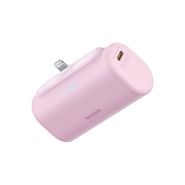 Varavirtalähde OS-Baseus Compact IP 5000mAh 20W (vaaleanpunainen)