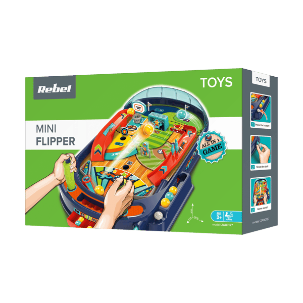 Perheen taitolautapeli MINI FLIPPER Rebel