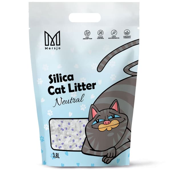Mersjö Neutral silikon kattlitter 3,8L