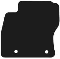 Polyamid førermåtte til Ford Focus MK2 cabrio 2006-2010 gummibelagt førermåtte