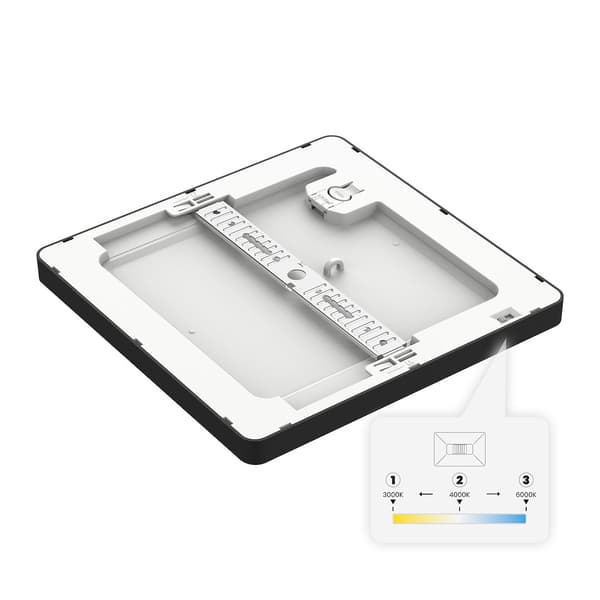 EVORA LED-KATTOVALAISIN MUSTA MILAGRO ML1797