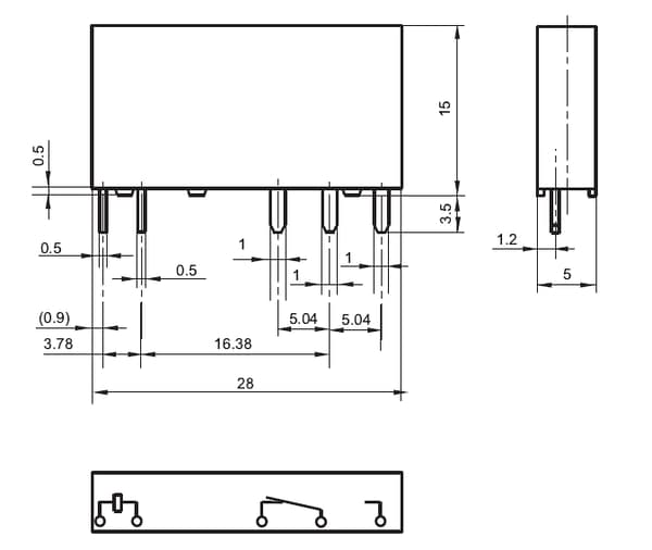 RELE P-HF41F-005-ZS
