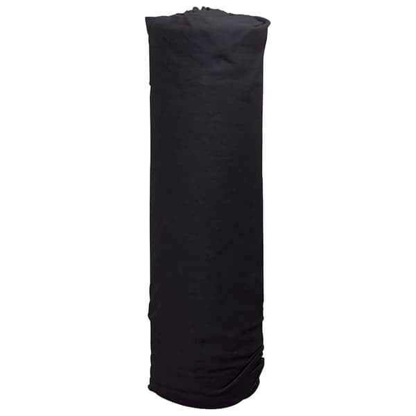 vidaXL geotekstil, sort, 1x50 m, polyesterfiber