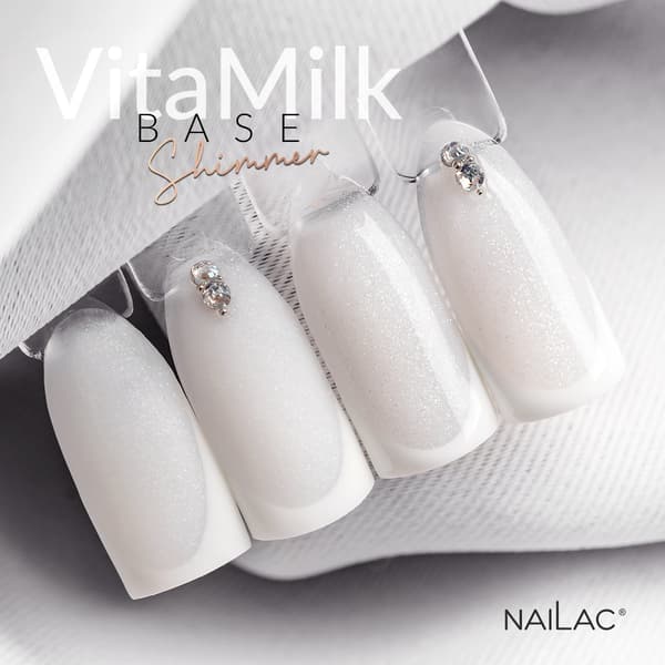 VitaMilk Base Shimmer NaiLac 7ml Hybrid Base