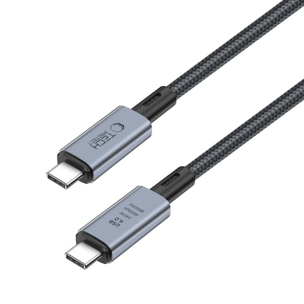 TECH-PROTECT ULTRABOOST MAX USB 4.0 8K 40GBPS TYP-C-KABEL PD240W 200CM GRÅ