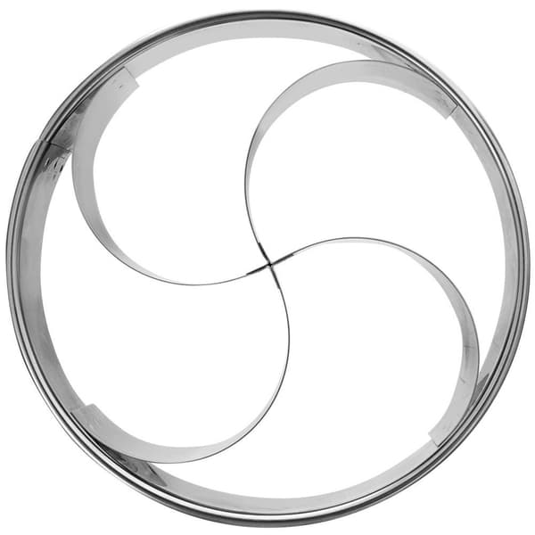 Teräksinen kaiserpullien leikkaaja 10,5 cm