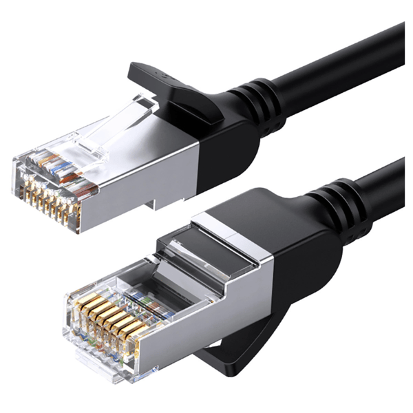 Ugreen NW101 50191 Ethernet Cat 6 U/UTP Kabel Rund 1m - Sort
