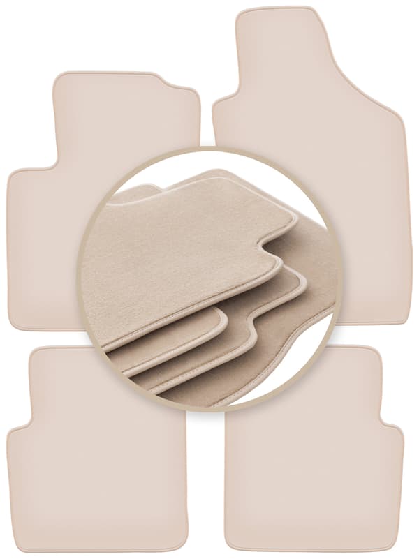 PREMIUM beige måtter til: Lancia Ypsilon III hatchback 2011-