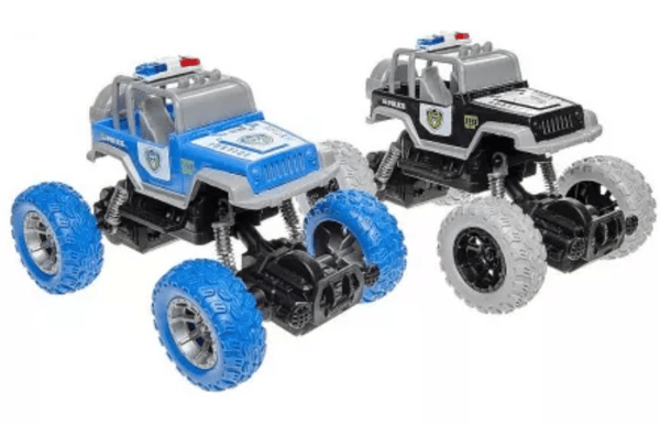 Suuri poliisiauto Poliisi MAASTOAJONEUVOLLA 4x4