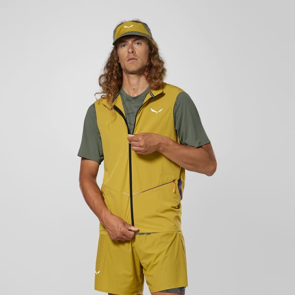 Salewa PEDROC herr softshellväst gul 00-0000029329_5B10 r S