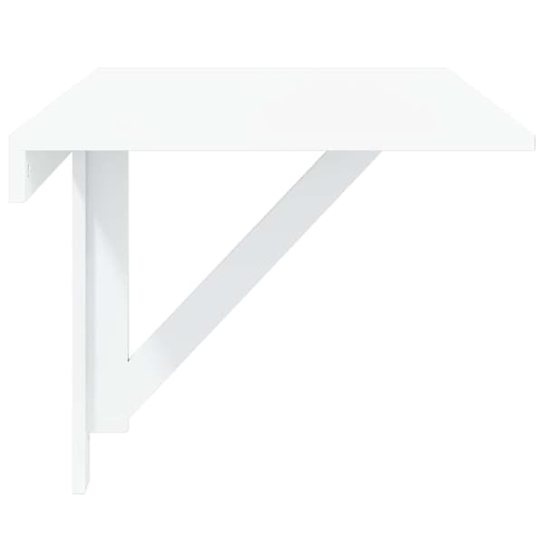 vidaXL Hopfällbart soffbord högglansvitt 100x60x56 cm