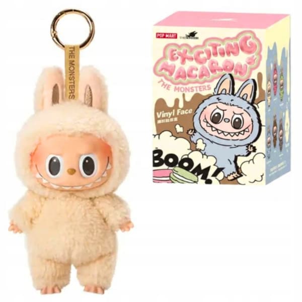 Maskot Docka Nyckelring Liten Docka Bubu Figur Plusch Överraskning Låda