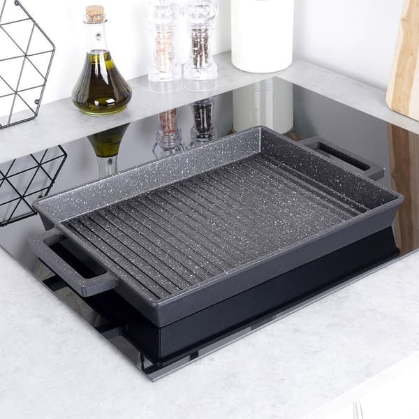 Grillplatta i granit GRANDE 43x26 cm