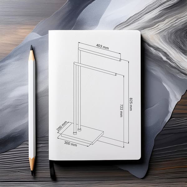 Q-BATH PREMIUM DECOR 1559 silverfärgad handdukshängare