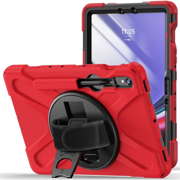 Stødsikkert cover til Galaxy Tab S9 FE/S9/S10 FE - Rød